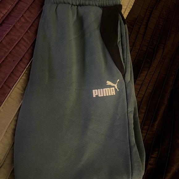 Puma Other - Puma Slate Blue Fleece Pants- Mens Medium Sweatpants- like new
